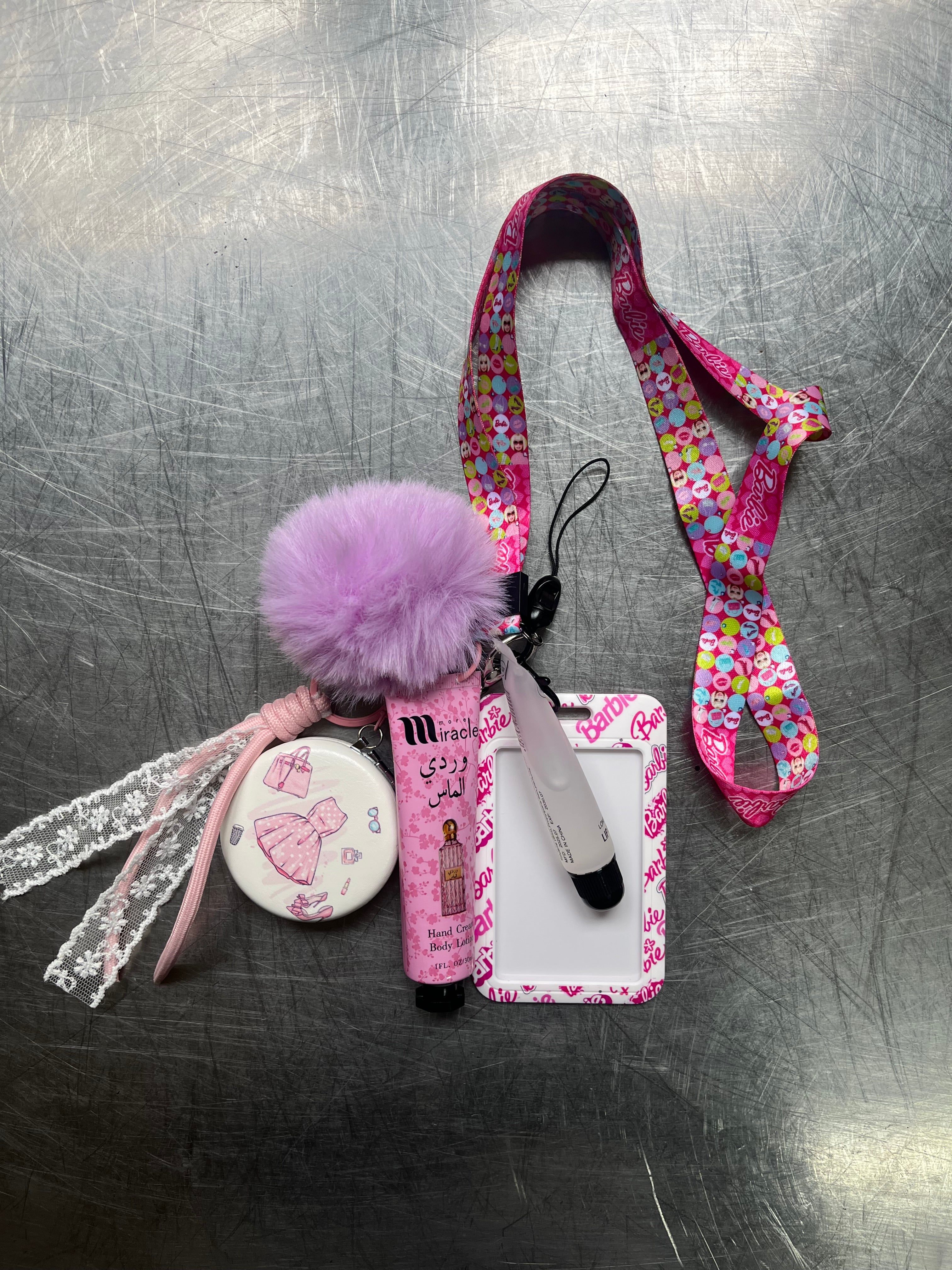 Pretty Plug Key Chain - Pink